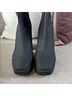 Gianni Bini 100% Vinyl Black Boots Size 9 - photo 4