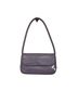 Brie Leon 100% Polyurethane Solid Purple Shoulder Bag One size - photo 1