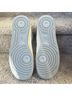 Nike 100% Leather White Silver Sneakers Size 9 - photo 12