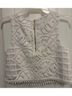 Lilly Pulitzer 100% Polyester White Sleeveless Blouse Size XS - photo 3