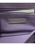 Brie Leon 100% Polyurethane Solid Purple Shoulder Bag One size - photo 3