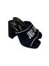 Juicy Couture Black Heels Size 7 1/2 - photo 1