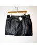 Massimo Dutti 100% Leather Black Leather Skirt Size L - photo 5