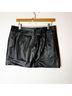 Massimo Dutti 100% Leather Black Leather Skirt Size L - photo 3