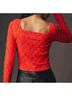 Maeve Orange Long Sleeve Top Size XL - photo 3
