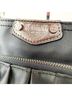 MZ Wallace Solid Black Gray Leather Shoulder Bag One size - photo 3