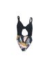 Maaji Floral Black Multi Color One Piece Swimsuit Size M - photo 2