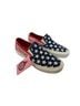 Straye 100% Canvas Stars Stripes Blue Red White Sneakers Size 9 - photo 1