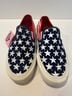 Straye 100% Canvas Stars Stripes Blue Red White Sneakers Size 9 - photo 3