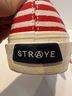 Straye 100% Canvas Stars Stripes Blue Red White Sneakers Size 9 - photo 9