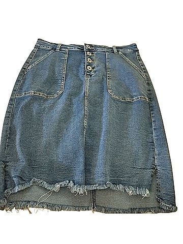 Shein Denim Skirt (view 1)