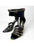 BCBGeneration Black Purple Heels Size 7 - photo 4