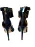 BCBGeneration Black Purple Heels Size 7 - photo 2
