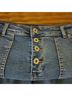 Shein Blue Denim Skirt Size L - photo 4