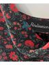 Réalisation Floral Black Red Green Casual Dress Size M - photo 3