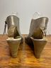 Paul Green 100% Leather Silver Wedges Size 10 - photo 5