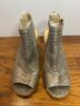 Paul Green 100% Leather Silver Wedges Size 10 - photo 3