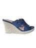 Draper James Blue Wedges Size 7 - photo 3