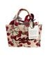 Coach 100% Canvas Floral Multi Color Leather Tote One size - photo 1