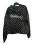 Edikted Polka Dots Black White Pullover Hoodie Size M - photo 2