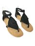 Koolaburra 100% Suede Solid Black Sandals Size 6 1/2 - photo 1