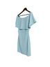 Reiss 100% Polyester Solid Blue Cocktail Dress Size 2 - photo 4