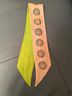 Parazul 100% Silk Graphic Multi Color Green Pink Scarf Size 30 - photo 3
