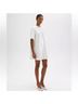 Theory 100% Polyester Solid White Cocktail Dress Size S - photo 3