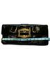 HOBO 100% Leather Black Gold Leather Clutch One size - photo 4