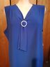 89th & Madison Blue Sleeveless Top Size L - photo 3