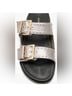 ALLSAINTS Silver Gold Sandals Size 7 - photo 9