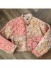 7 For All Mankind Print Pink Orange Jacket Size M - photo 7