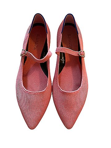 ROTHY'S the point Mary Jane flat In tulip pink Flats (view 1)