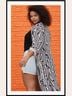 Disney 100% Rayon Stripes Black White Jacket Size 1X - photo 4