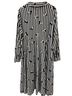 Disney 100% Rayon Stripes Black White Jacket Size 1X - photo 2