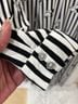 Disney 100% Rayon Stripes Black White Jacket Size 1X - photo 14