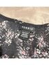 Torrid Floral Black Pink Short Sleeve Blouse Size 1 - photo 3