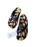 Crocs Floral Multi Color Black Flip Flops Size 9 - photo 1