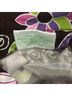 Vera Bradley 100% Cotton Floral Black Pink Makeup Bag One size - photo 5