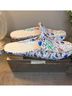 Sesto Meucci 100% Leather White Green Black Mule/Clog Size 7 1/2 - photo 5