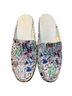 Sesto Meucci 100% Leather White Green Black Mule/Clog Size 7 1/2 - photo 1