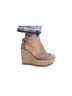 Stuart Weitzman 100% Suede Gray Sandals Size 5 - photo 2