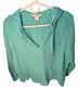 Natural Reflections Teal Long Sleeve Blouse Size XL - photo 2