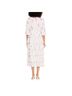 Ganni 100% Polyester Floral White Pink Casual Dress Size XS - photo 2