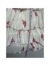 Ganni 100% Polyester Floral White Pink Casual Dress Size XS - photo 8
