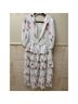 Ganni 100% Polyester Floral White Pink Casual Dress Size XS - photo 13