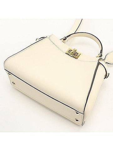 Fendi FENDI handbag 8BN244 2WAY Peekaboo Women's White (view 2)