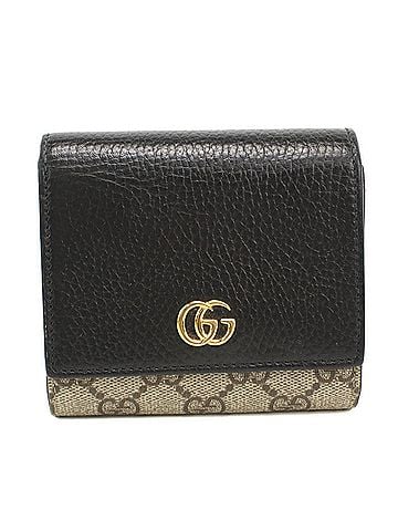 Gucci GUCCI Bi-fold Wallet 598587 Medium Double G Women's Beige (view 1)