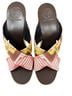 Tory Burch Gold Red Tan Sandals Size 9 - photo 6
