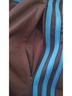 Adidas 100% Polyester Black Blue Active Pants Size XS - photo 4